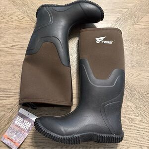 8 Fans Mens Fishing/hunting Neoprene Boots Size 7